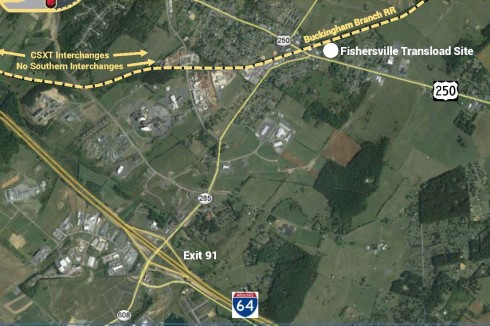 Fishersville Transload Site – Augusta County – BB Richmond & Alleghany Division
