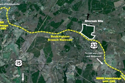 Riveroak Site – Louisa County – BB Richmond & Alleghany Division